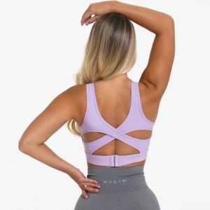 NVGTN Monaco Purple Allure Sports Bra